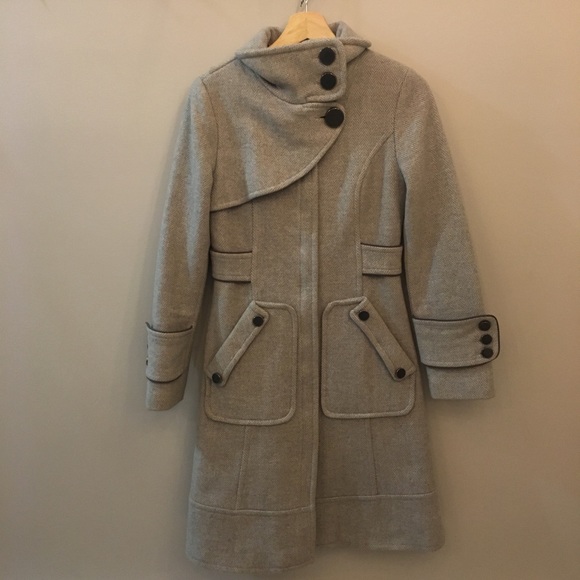 Grey Soïa & Kyo whool peacoat - Picture 3 of 8